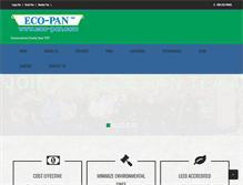 Tablet Screenshot of eco-pan.com